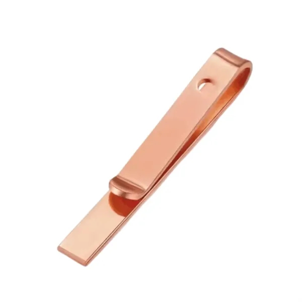 Brass tie bar clip plus laser engraving on 1 location plus... from ASI 37218 Athena Promo (tm)