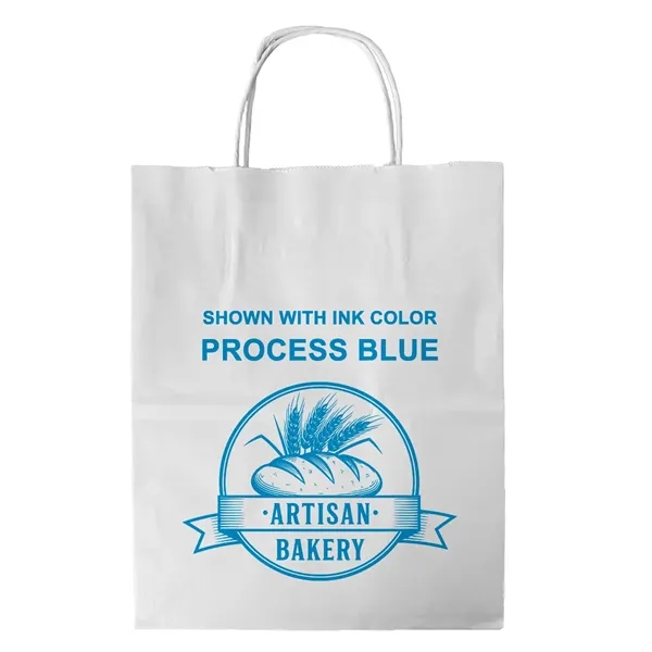 White Twisted Handle Bag With One Color Printing... from ASI 45795 Colorguppy Printing