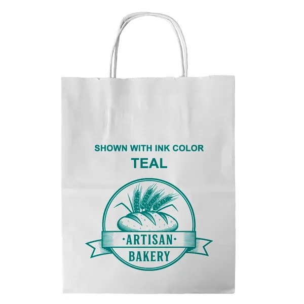 White Twisted Handle Bag With One Color Printing... from ASI 45795 Colorguppy Printing