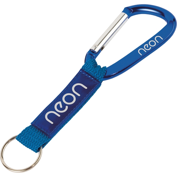 Carabiner made of 8 mm metal with a strap featuring a... from ASI 54100 Fields Manufacturing Inc / TargetLine®