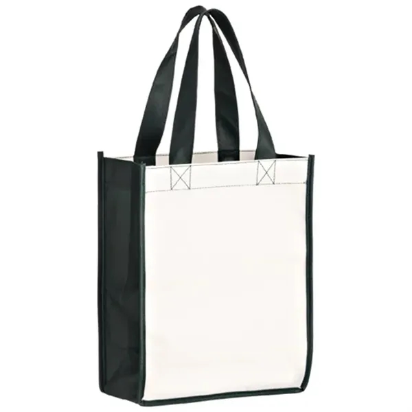 Square laminated gift tote with full color imprint, ideal for promotional... from ASI 67557 LimeLight Ent / Limelight USA