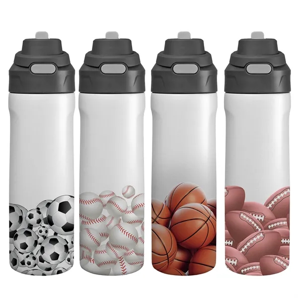 Pop Up 24 Oz. Recycled Sports Bottle... from ASI 30208 A P Specialties / AP Specialties