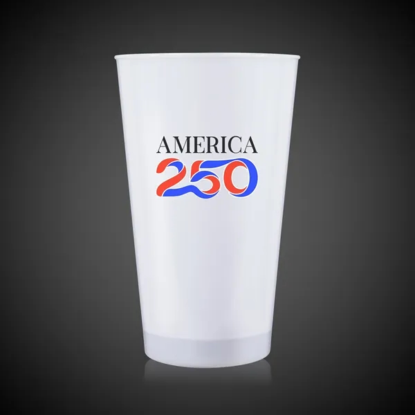 Item #PAT512FEA USA 250 Red LED 16 oz. Cup
