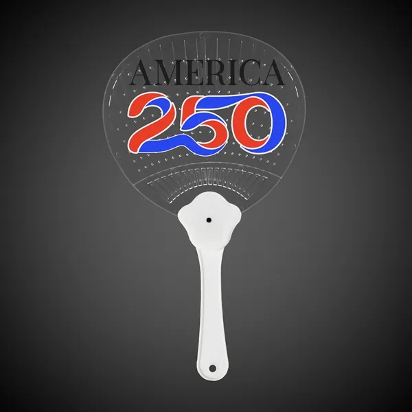 Item #PAT303FEA USA 250th Anniversary LED Hand Fan