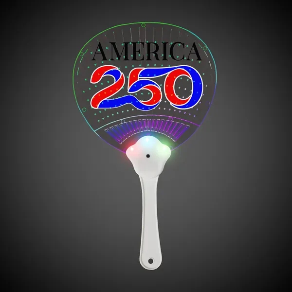 Item #PAT303FEA USA 250th Anniversary LED Hand Fan