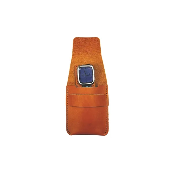 Item #OP-4100 Leather Watch Case