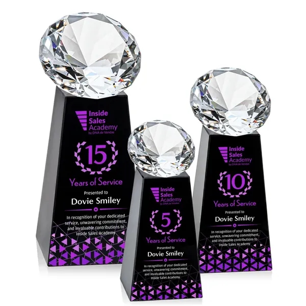 Item #AWARD OPV2466 Novita VividPrint™ Award - Black/Diamond