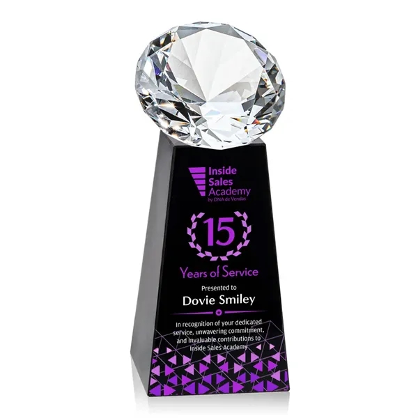 Item #AWARD OPV2466 Novita VividPrint™ Award - Black/Diamond