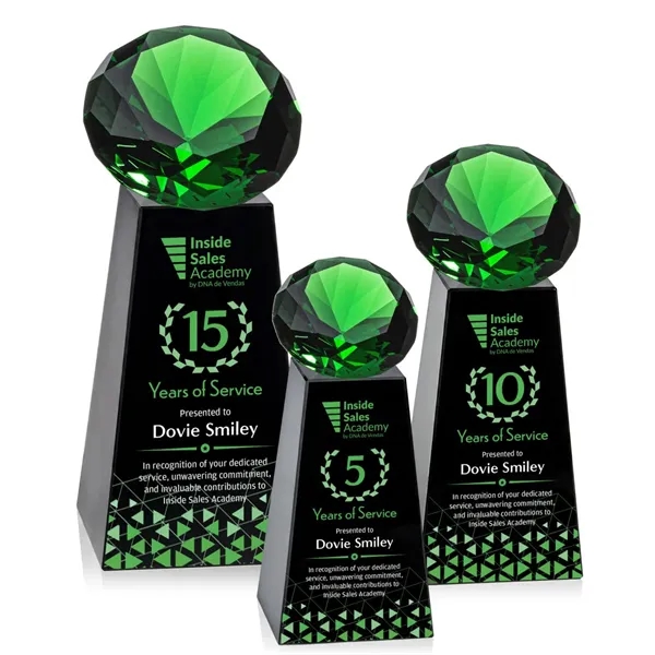 Item #OPV2466-E Novita VividPrint™ Award - Black/Emerald