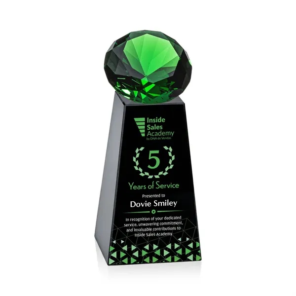 Item #OPV2466-E Novita VividPrint™ Award - Black/Emerald