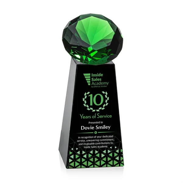 Item #OPV2466-E Novita VividPrint™ Award - Black/Emerald