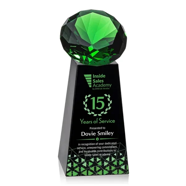 Item #OPV2466-E Novita VividPrint™ Award - Black/Emerald