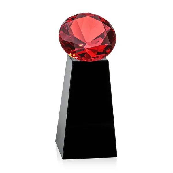 Item #OPV2466-R Novita VividPrint™ Award - Black/Ruby