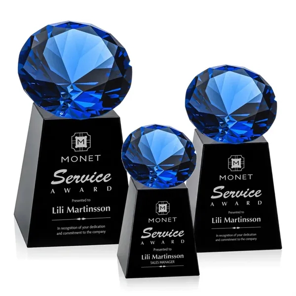 Item #OPT238-SK Celestina Award - Black/Sapphire