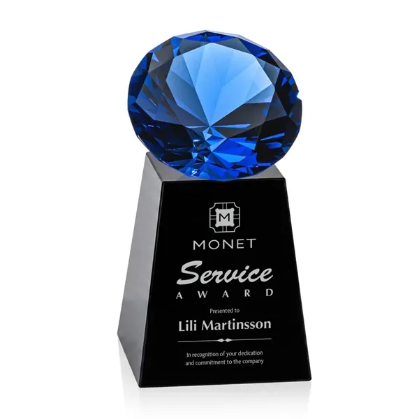 Item #OPT238-SK Celestina Award - Black/Sapphire