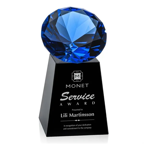 Item #OPT238-SK Celestina Award - Black/Sapphire