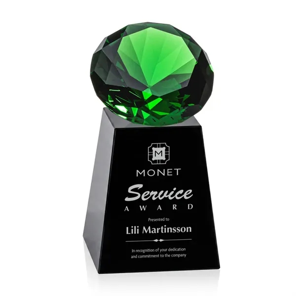 Item #OPT238-EK Celestina Award - Black/Emerald