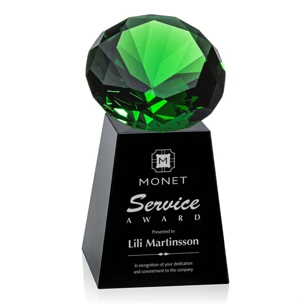 Item #OPT238-EK Celestina Award - Black/Emerald