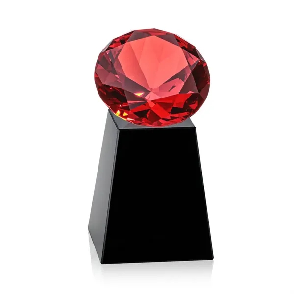 Item #OPT238-RK Celestina Award - Black/Ruby