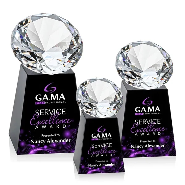 Item #OPV238-DK Celestina VividPrint™ Award - Black/Diamond