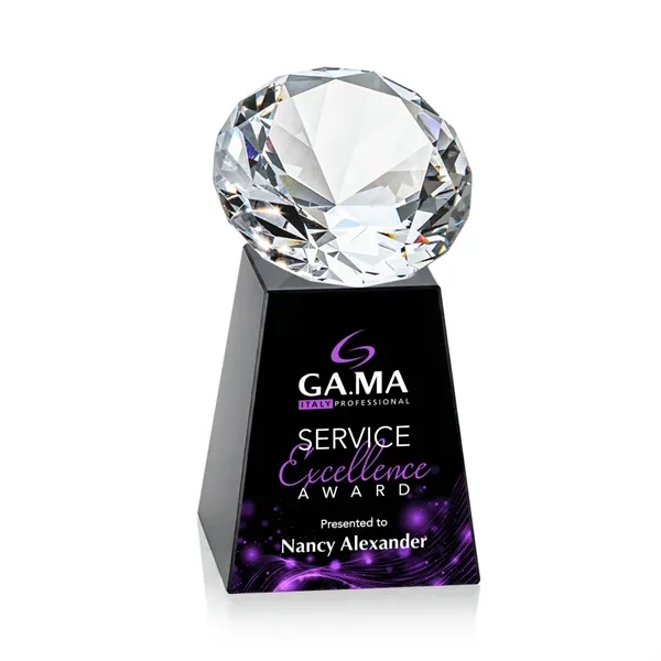 Item #OPV238-DK Celestina VividPrint™ Award - Black/Diamond