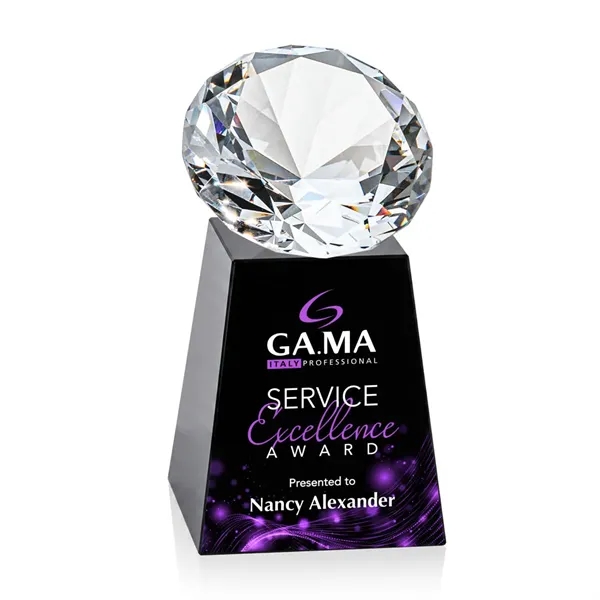 Item #OPV238-DK Celestina VividPrint™ Award - Black/Diamond
