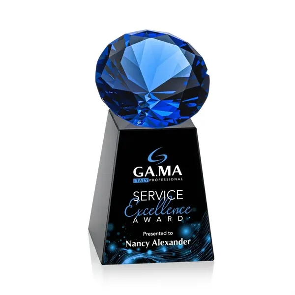 Item #OPV238-SK Celestina VividPrint™ Award - Black/Sapphire