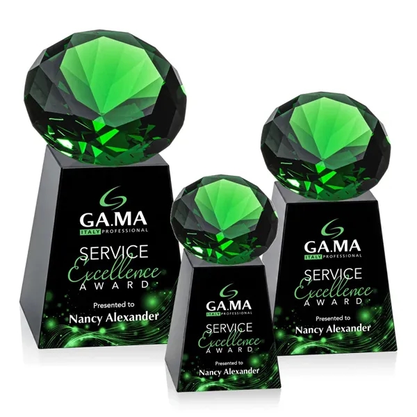 Item #OPV238-EK Celestina VividPrint™ Award - Black/Emerald
