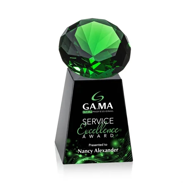 Item #OPV238-EK Celestina VividPrint™ Award - Black/Emerald