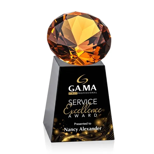 Item #OPV238-AK Celestina VividPrint™ Award - Black/Amber