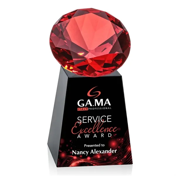 Item #OPV238-RK Celestina VividPrint™ Award - Black/Ruby