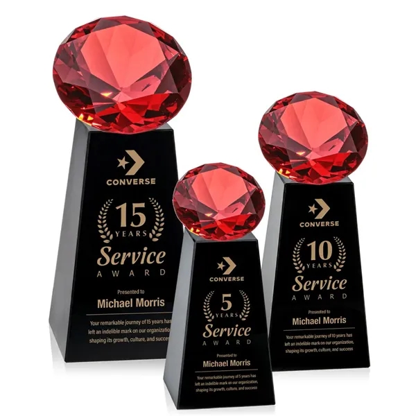 Item #OPT2466-R Novita Award - Black/Ruby