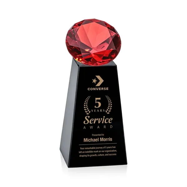 Item #OPT2466-R Novita Award - Black/Ruby