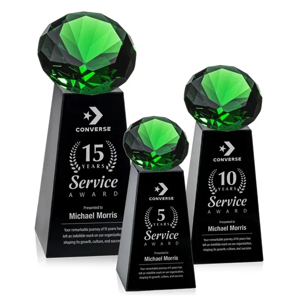 Item #OPT2466-E Novita Award - Black/Emerald