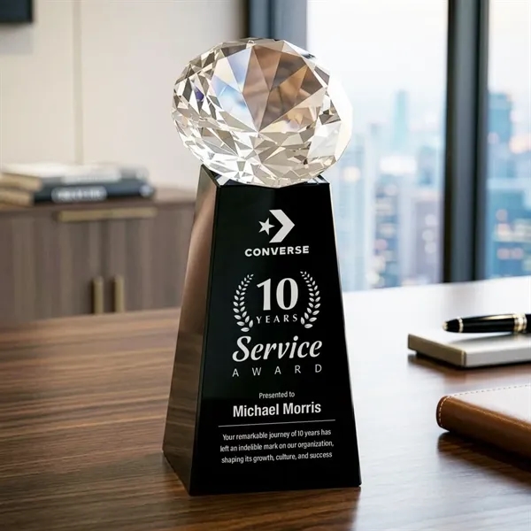 Item #AWARD OPT2466 Novita Award - Black/Diamond