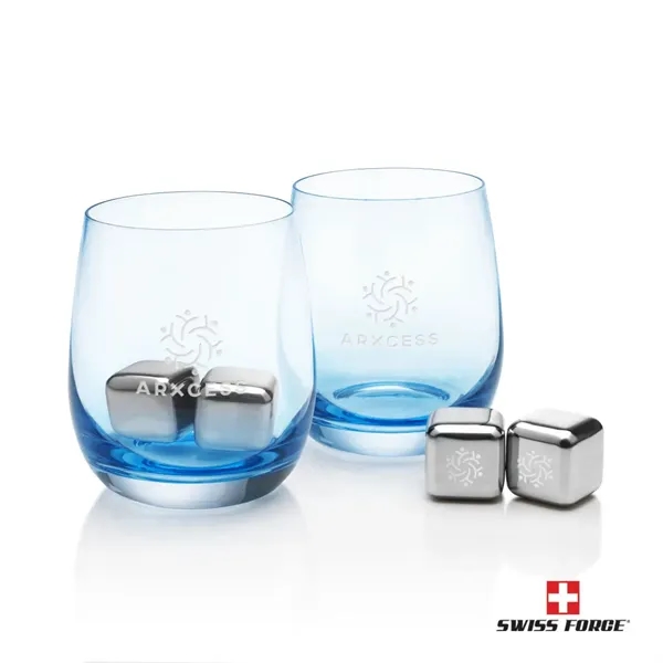 Item #SST4614-2SB Swiss Force® S/S Ice Cubes & 2 Soudan OTR - Smoke