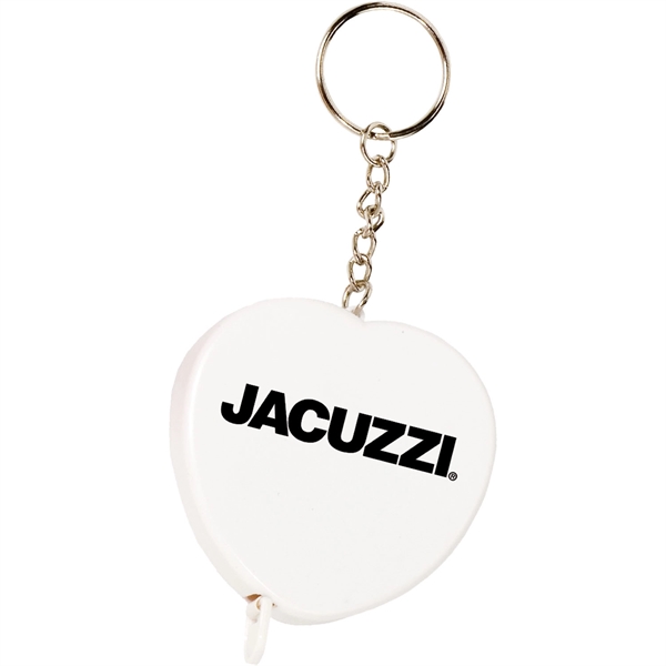 Tape measure in the shape of a heart with 60" vinyl... from ASI 54100 Fields Manufacturing Inc / TargetLine®