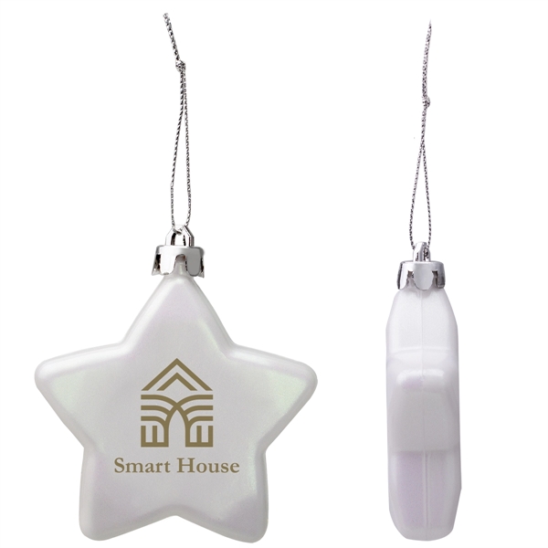 Stat shaped flat ornament made of shatter-resistant material with customization.... from ASI 62190 Illini