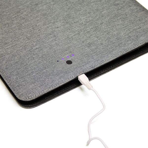 Done in heathered poly canvas, this smart full size zip around... from ASI 79384 Preferred Nation Inc