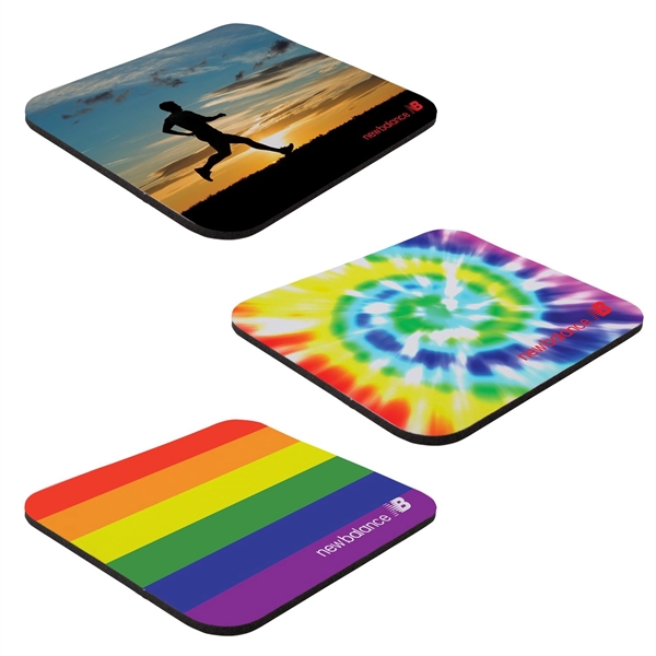 7" x 8" x 1/8" polyester and rubber mouse pad with... from ASI 57653 Gold Bond