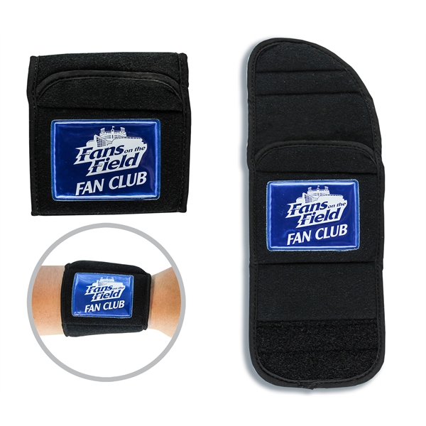 Reflective wristband with a pocket and full adjustable hook and loop... from ASI 54040 Fey Promo / Fey Reflectix® Mi Line by Fey