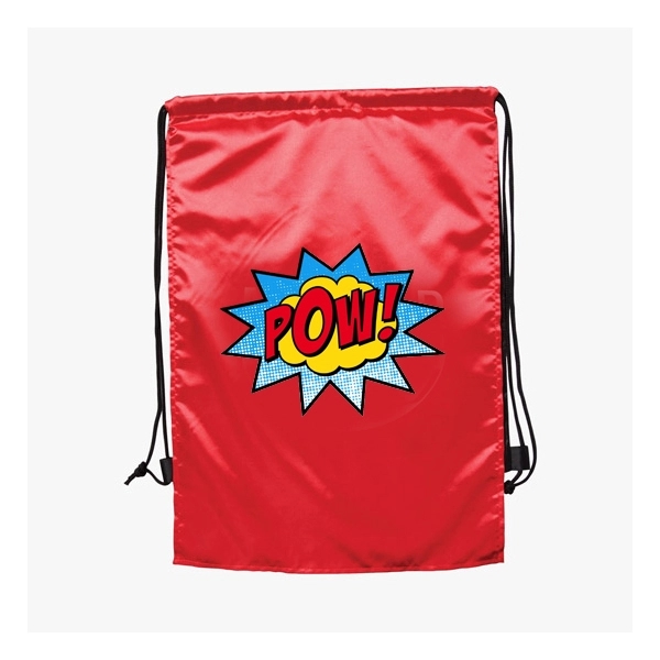 Super Hero Styled Sport & Flag Draw String Back Pack With... from ASI 62635 Inno-Vative Solutions Grp LTD