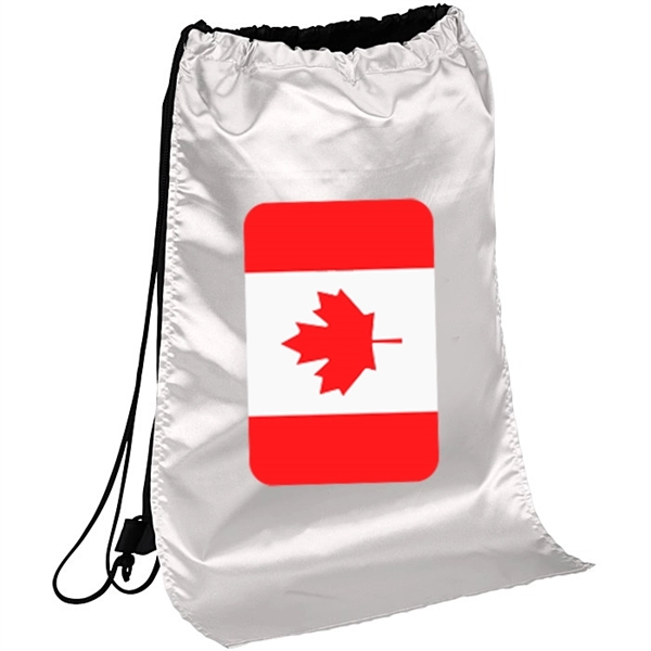 Super Hero Styled Sport & Flag Draw String Back Pack With... from ASI 62635 Inno-Vative Solutions Grp LTD