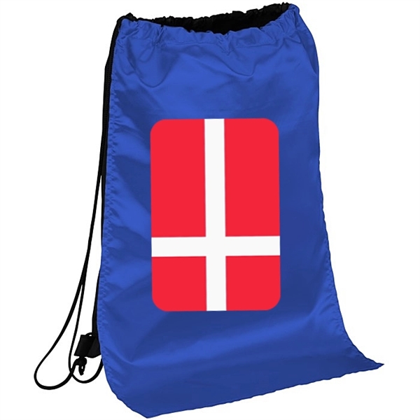 Super Hero Styled Sport & Flag Draw String Back Pack With... from ASI 62635 Inno-Vative Solutions Grp LTD