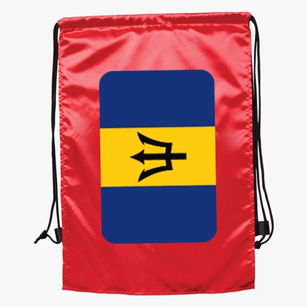 Super Hero Styled Sport & Flag Draw String Back Pack With... from ASI 62635 Inno-Vative Solutions Grp LTD