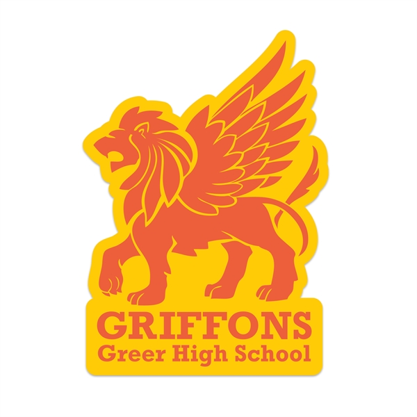 White Die cut, custom size decals with removable adhesive back.... from ASI 56950 Gill Studios Inc / Gill-Line®