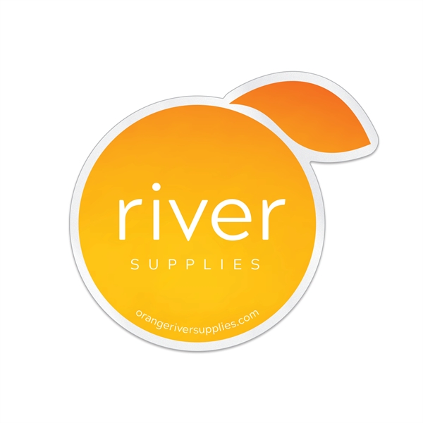 White Die cut, custom size decals with removable adhesive back.... from ASI 56950 Gill Studios Inc / Gill-Line®