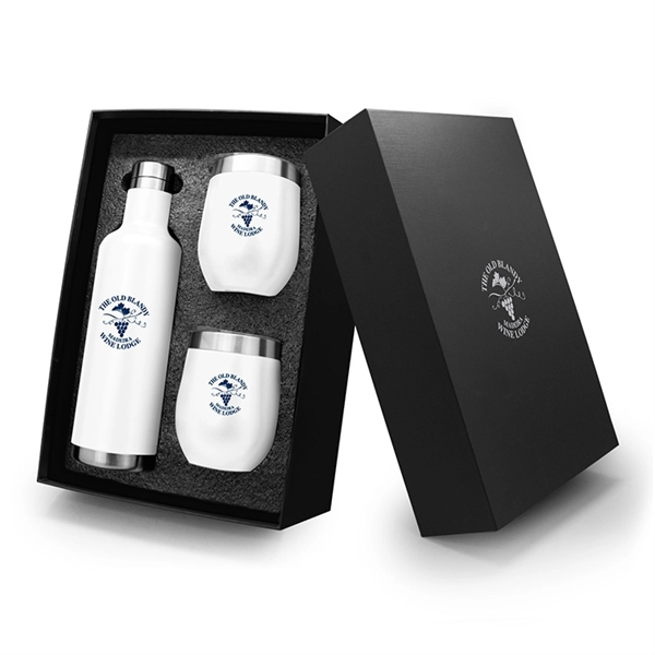 3pc gift set includes two 12 oz vacuum insulated, double wall... from ASI 30112 ACE Products