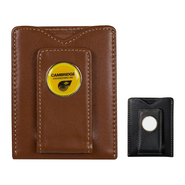 3" x 4" x 1/2" magnetic wallet with a money clip,... from ASI 57653 Gold Bond