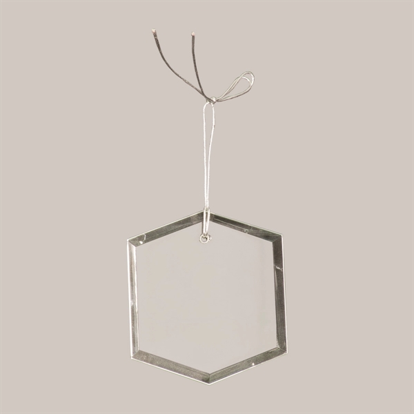 Hanging faceted crystal ornaments with silver hanging string. Assorted shapes.... from ASI 74601 Calico